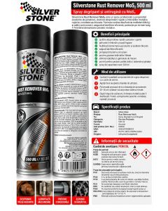 Soluție întreținere auto Silverstone, spray pentru îndepărtarea ruginii, 500 ml