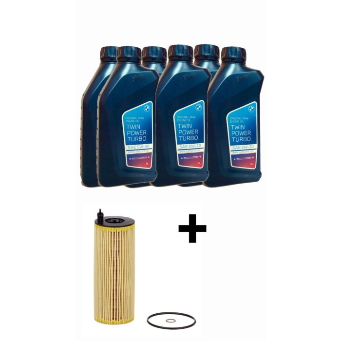 Pachet schimb de ulei (6L) BMW + filtru ulei Mann HU 721/5 X